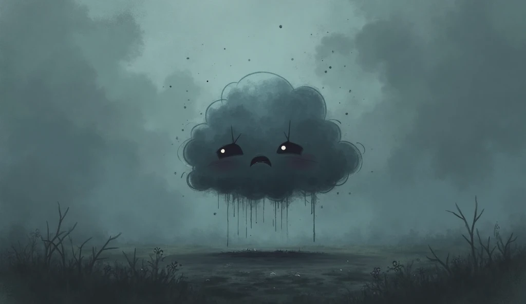 score_9, score_8_up, score_7_up, score_6_up, masterpiece, best quality, monochrome, rain, wet, horror \(theme\), hornet,