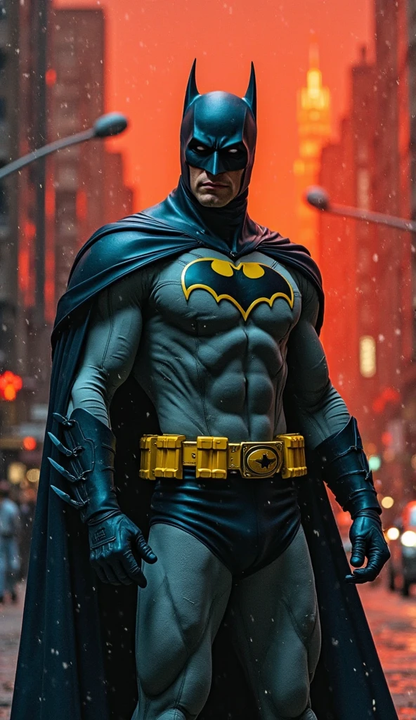 Batman, sponsored by Skol Beats, wearing lace panties
