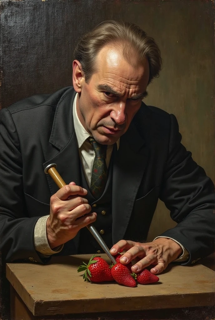 (masterpiece, best quality:1.2), horror, dark, floor, gaping hole, blood splatter, sandstorms, hourglass filled with blood-red sand, death, realistic, psychiatrist, gloomy, chiaroscuro, haunting, sinister