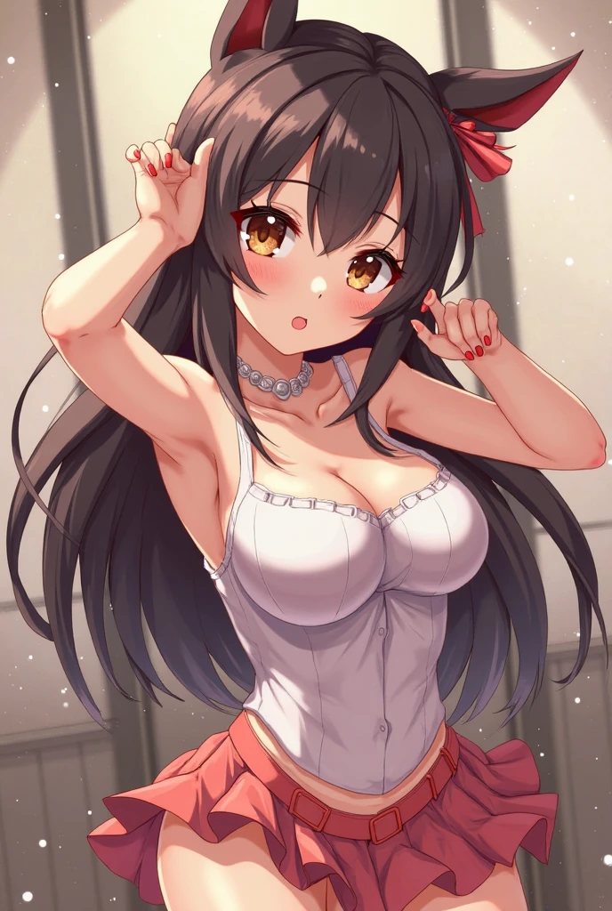 NSFW, (sexy swimwear), (mushoku tensei, Akatsuki-chan, dynamite body huge breasted:1.2), (Very elegant straight hair, Very beautiful black hair), (masterpiece:1.2, Top Quality:1.2, in 8K, 2D:1.3, wall-paper:1.2, The Ultimate Illustrator:1.2, High resolution), (kawaii faces), (More eyelashes), (Sharply drawn eyes), ((Close her face:1.2)), Extremely Close, kawaii, (Ultra detailed eyes, bright pink eyes:1.2), (Beautiful detail double), Smooth nose, (Love Smile), ((from above POV:1.2)), (Bright morning kitchen),(ahegao:1.2)