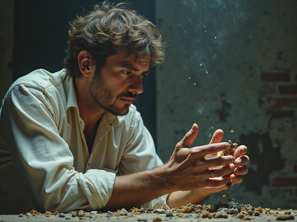 Galeno, a male physician, with an intense look, dressed in a simple tunic, in a laboratory filled with animal specimens, conducting dissections and experiments, highlighting his meticulous observations, medium shot, hyper-realistic, photo realistic, cinematography ar—9:16.