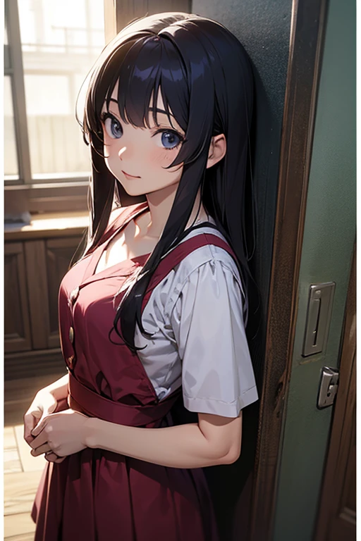 Highest resolution、Masterpiece、8K、Japanese women、30th Generation、sexy、restaurant、Beautiful feet、dress、whole body