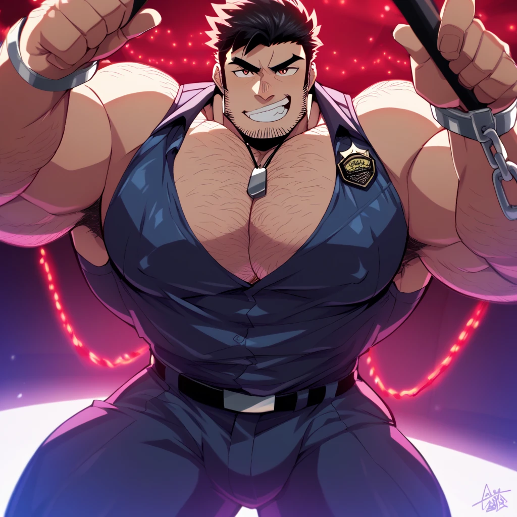 Personagem de anime parado num solo rochoso, straw hat and red open shirt, , uscular body, imposing body,Imposing appearance, muscular arms, muscular legs, only body, trapezoid torso, sturdy body, muscular body, defined round and fleshy pecs, defined washboard ABS, defined armsmuscular male soloyellow scarf at waist, 1 menino, shorts pretos, olhos pretos, Black cape attached to the neck, Luffy de One Piece, Estilo Eiichiro Oda, in the nighttime, luz baixa, Luz Natural, pose de luta, roupas danificadas, pele danificada, Sky background with red full moon, luz baixa, raios de luz, Aura poder, particle floating, olhos zangados, rosto irritado, chateado, olhando para frente, Foco masculino, strong muscles, Closed hands, dedos bem formados, (8k muito detalhado), (melhor qualidade), (melhores sombras).