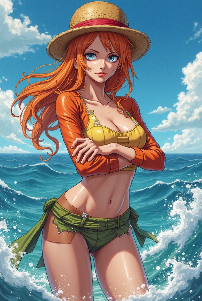 Nami leashed