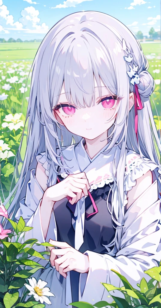 siina yuika,Nipples sticking out of clothes,Beautiful night view background with cherry blossoms in bloom