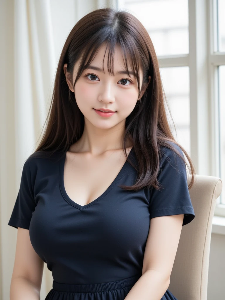  日文 可愛 idol, Japanese 可愛 woman, 可愛, 一位美麗的年輕女子 , 1girl, 獨自的, 黑髮, 長髮, 看ing at viewer, 傑作, 最佳品質, 高度詳盡, 令人難以置信的詳細, 16K, 荒謬, 日文, 可愛, 可愛, 逼真, 現實主義, 原始照片, 真實人物,  1名女性,  高解析度,  看,  大胸部, 保健室、保健室’s teacher、 穿著白色大衣、 in the 保健室、 可以看到全部 , 可愛 face, 美麗的臉龐, 酷臉 , 醫院. ,女醫生、