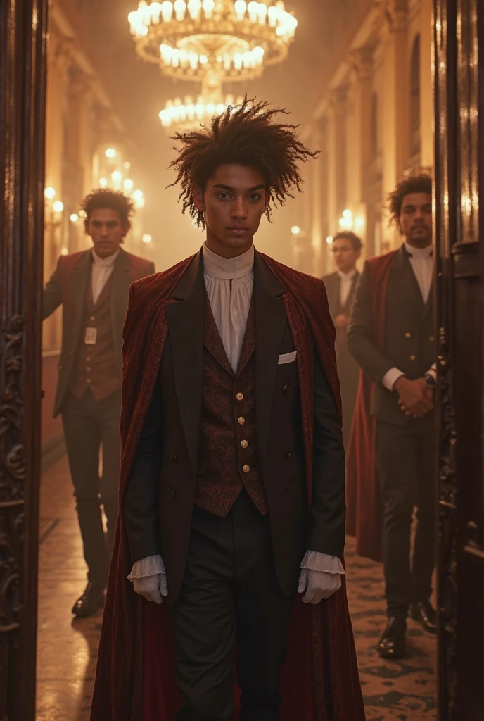 hd 16k, colourful 19th century homoerotic image in penny-dreadful style, a homoerotic pair of multiracial young gay twinks hiding naked among the stills of a laboratory surrounded by ghostly apparitions, ghostly gfx effects nightly as a Christmas nightmare, faded Victorian-era gay homoerotic inter-racial, intricate Victorian Gothic portent of an eerie haunted house interior, detailed, frighteningly seductive gay sexy, surreptitiously shot image of male nudity, donmcr3yn1ghtm4r3xl