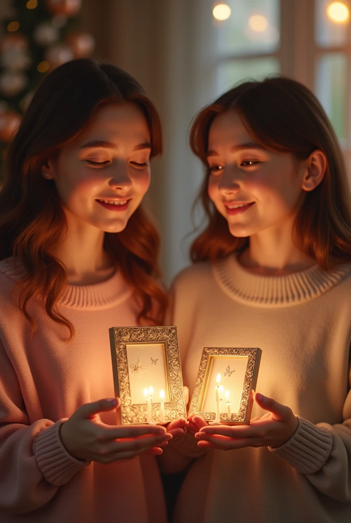 (best quality,4k,8k,highres,masterpiece:1.2),ultra-detailed,realistic,gifts,table,Christmas tree,decorations,wrapping ,bows,ribbon,presents,holiday spirit,vibrant colors,warm lighting,cozy atmosphere,toys,cards,candles,snowflakes,joyful,celebration,exquisite details,exciting surprises,shiny ornaments,sparkling tinsel,beautifully wrapped,excited children,anticipation,festive mood,magical ambiance,delightful moment,wonderful memories,family gathering,cheerful faces,Christmas magic,extravagant,abundance of presents,HDR,UHD,studio lighting,ultra-fine painting,sharp focus,physically-based rendering,professional,vivid colors,bokeh