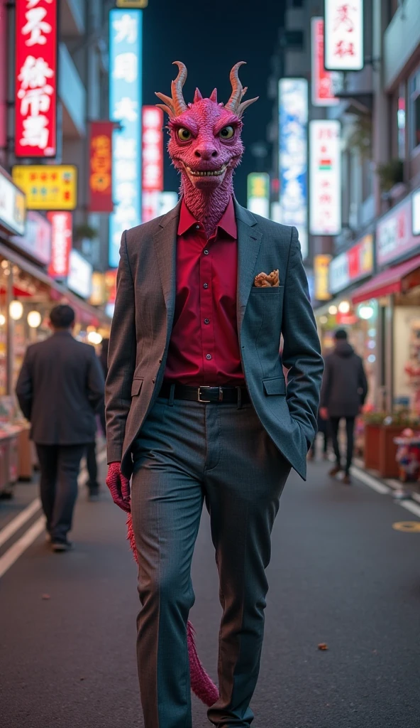 male,Squid face,Scary face,Faces that feel fear,Bad face,Villain,suit,Skinny,Real,Reality,Tokyo Night,Highest quality,Handsome,Back view,
