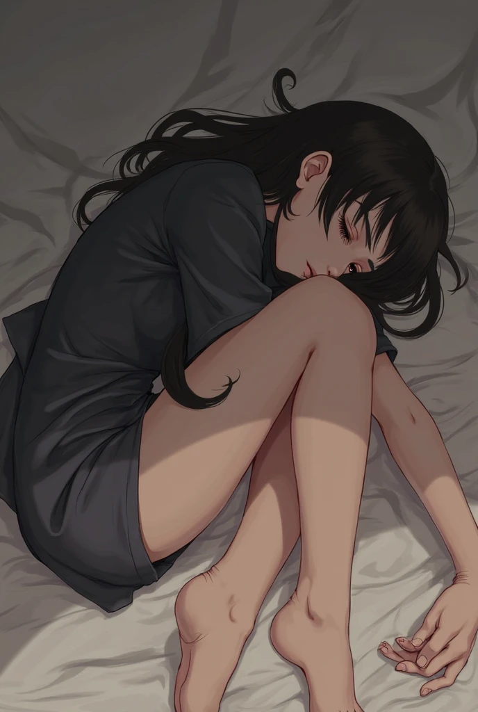 change her foot into right foot