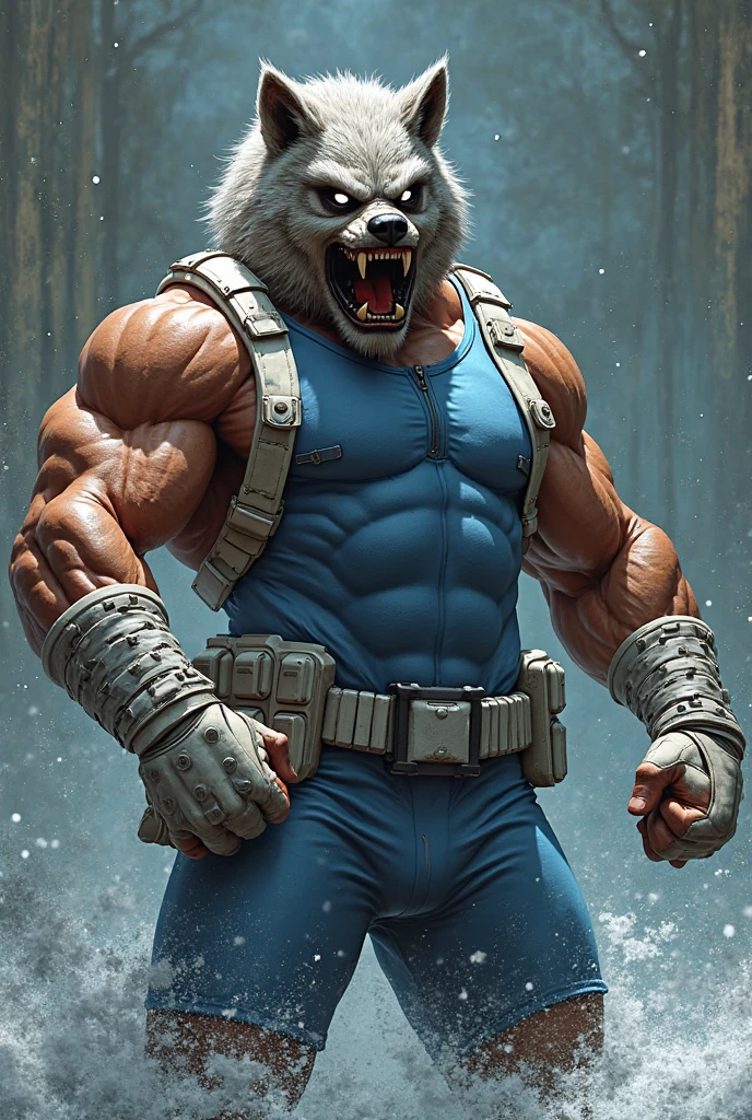 A gaming character on the basis of concept panda with make face structure,
Has mascular body with eight pack abs with white panda skin
Dashing look with gaming dark environment it's important
Holding Phantom gun on his shoulder and pose like a hero
Spherical Water drops are all around like falling from sky ,
His special powers are throwing bamboo nails, flood the opponent, and his special ability is make his double