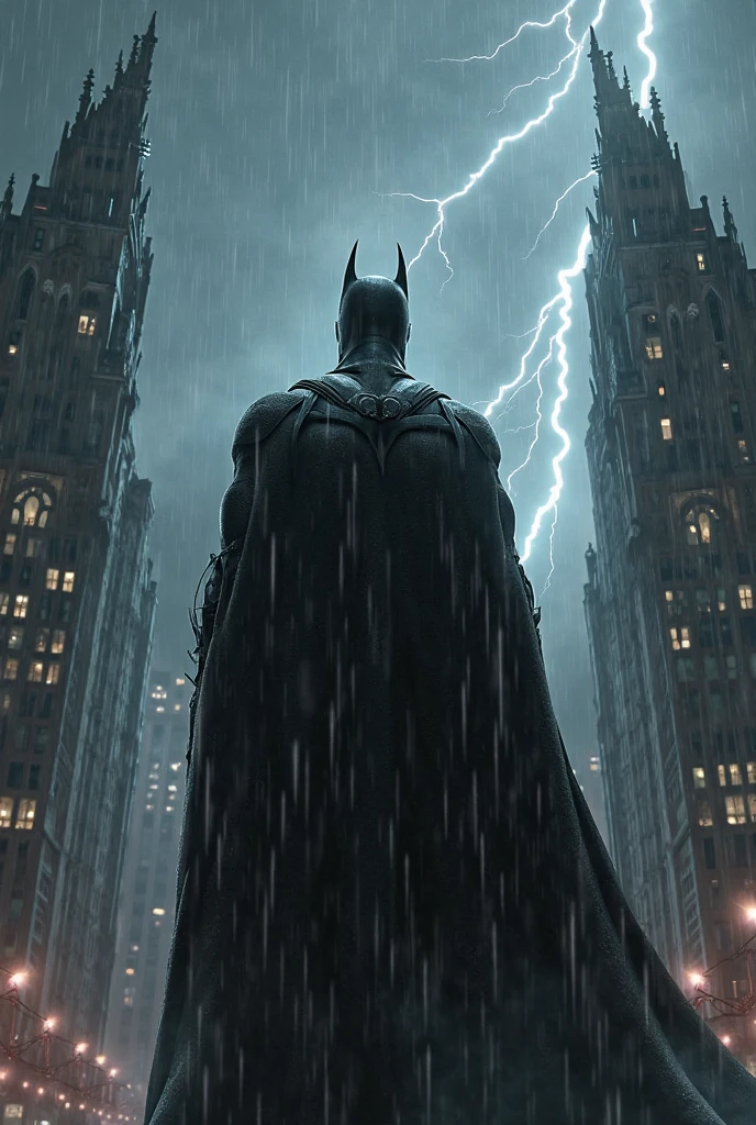 anime artwork of <lora:anime manga girl style:1.2>
a batman epic scene with a dark city at night in the background with storm rain wind lighting and thunder anime manga girl style, anime style, key visual, vibrant, studio anime, highly detailed