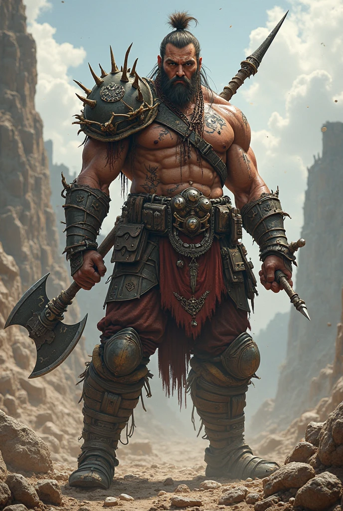 a barbarian Death dealer frank zanatta