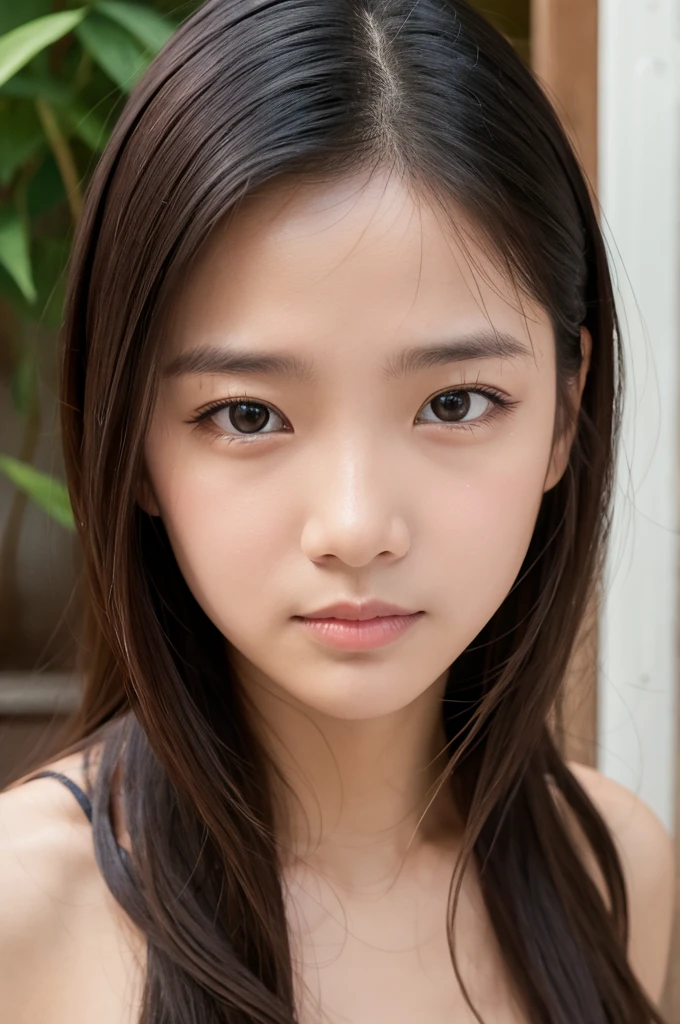 (Natural strawberry blonde and redhead girls with pretty faces), Cute pose, Happy wearing a white button shirt, body, skinny, Atmospheric, Dark atmosphere, Edge lighting, Mao Akiyama、Sayaka Yamamoto、Jurina Matsui、Saito Asuka、Mao Akiyamaの顔の特徴8K, Full body portrait, elegant, Natural light, Spooky greenhouse at night, Sharp focus, (Highly detailed eyes and face, Professional photography techniques), (Beautiful small face, Idol Face, Baby Face:1.4), smile, Happy, K UHD, Hmph, Beautiful and soft skin, Vibrant Skin, Photorealism, (Unbutton a white shirt), Beautiful breasts, Cleavage, Small beautiful butt, The optimal ratio is four fingers to one thumb, Perfect proportions, Perfect Anatomy, (Highest quality, Masterpiece, Highest quality, Ultra high definition, Photorealism:1.4)