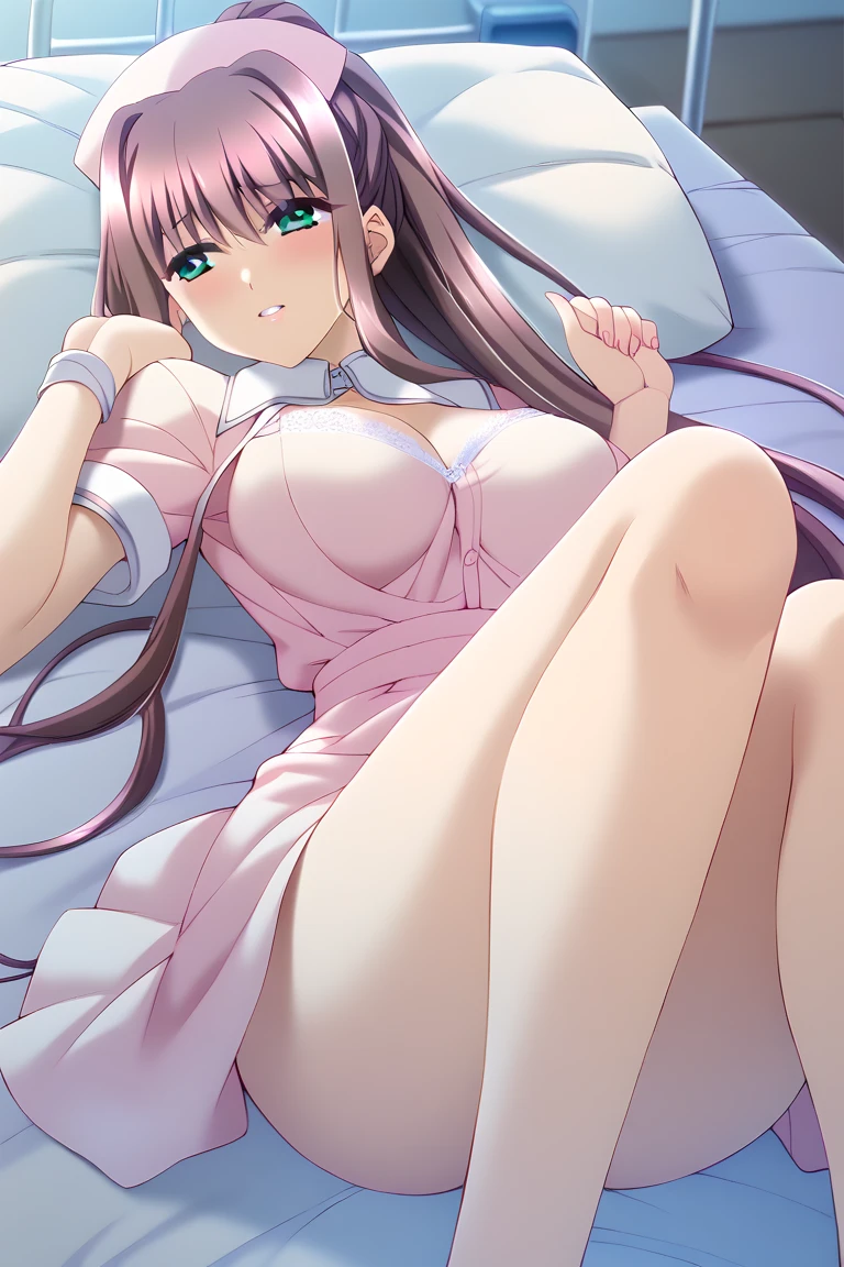score_9, score_8_superior, score_7_superior, score_6_superior, score_5_superior, score_4_superior, Break Source_anime, One person, Dressed, Hancock, bed, On all fours,Nipple licking, lingerie