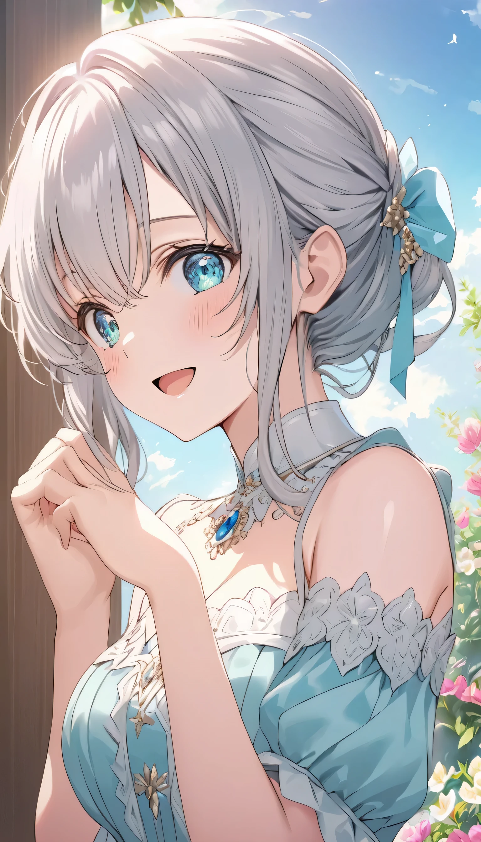 ((Best Quality, 8K, Masterpiece: 1.3)), 1girl, Slim Abs Beauty: 1.3, (Hairstyle Casual, large Breasts: 1.2), Dress: 1.1, Super Fine Face, Delicate Eyes, Double Eyelids, Smile, Home