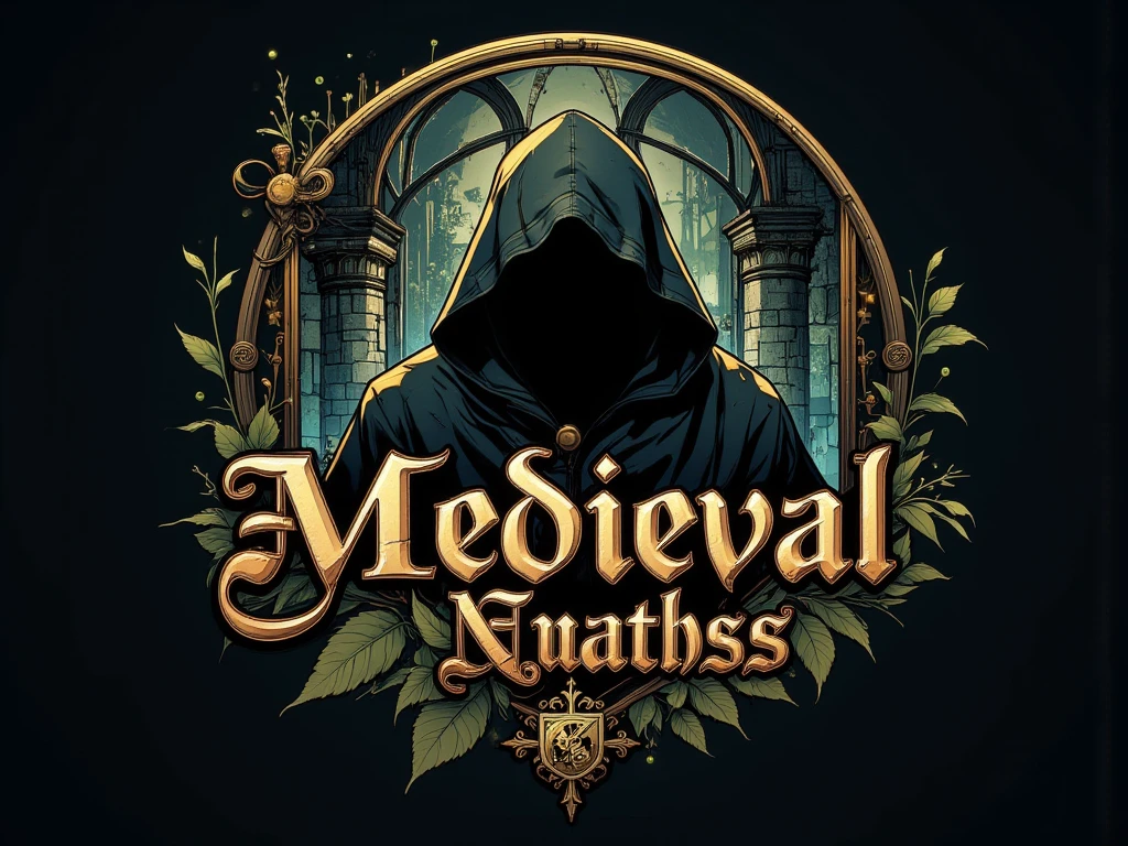 Team logo、The name is ESPOIR、Subtitle: KING OF KINGS、The font is cool.、Character with a goddess