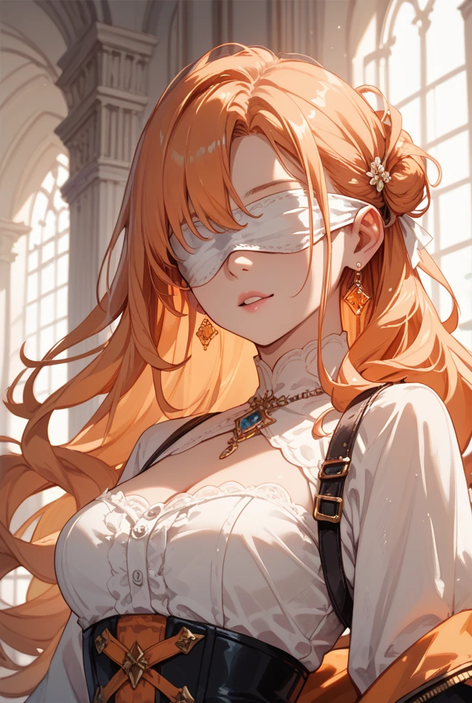 character//golden hair,long hair with curls,With bangs,(glossy mouth), ,((My eyes are hidden with a blindfold:1.4)) BREAK//((A colorful kimono resembling a junihitoe with open shoulders and chest:1.3)),((Lace inner on the chest)),BREAK//((画面いっぱいのtorture器具:1.6)),((Petals are fluttering:1.3)),((Dark ruined prison-like place 1.45)),(close up of face:1.3),((NSFW:1.3)),((He is being restrained with his arms raised high.:1.5)),((small breasts:1.4)),((chains entangled in the body:1.4)),((valley:1.5)),((SM Play:1.2)),((torture:1.3)),