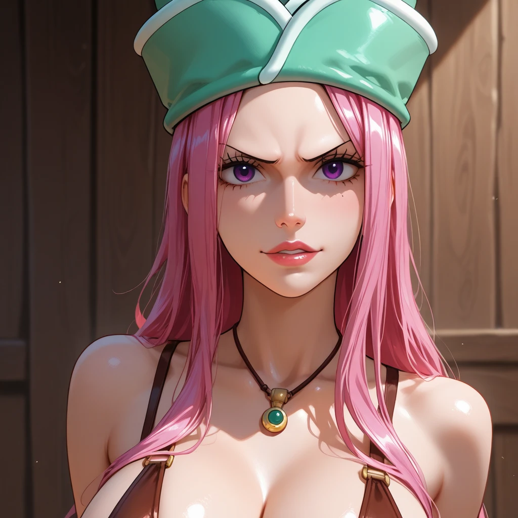 Rebecca female character from One Piece anime, (masterpiece, best quality), Masterpiece, pretty girl, medium slim firm body, realistic muscular female body, super model body, detailed body, detailed eyes, realistic face, masterpiece,sit, pink hair, gold armor, medium breast, hair ribbon, ponytail, earrings, clothing cutout, makeup, cleavage cutout, lipstick, eyeshadow, contrapposto, realistic, amule 1girl, ultra detailed, realistic shot, high resolution, ultra detailed face, cute eyes, eyes shining, natural light, cinematic light, wearing off gladiator helmet, in colosseum arena, dynamic pose, fighting pose, one hand hold shield and another hand play with sword, spread your legs to the sides.