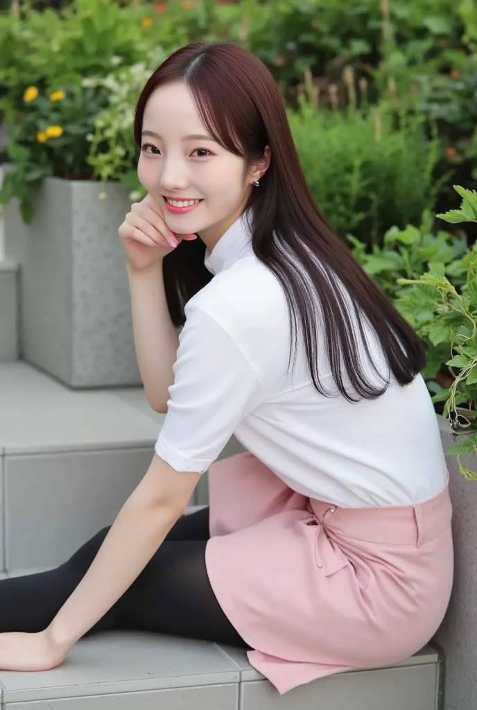 best qualtiy、masutepiece、超A high resolution、(Photorealistic:1.4)、infp young woman、modeled、small head、long legged、Colossal tits、the perfect body、By Michelangelo、ulzzang -6500-v1.1、a park、(Sit on the cat:1.2)、(Big cat:1.4)、japanese hight school uniform