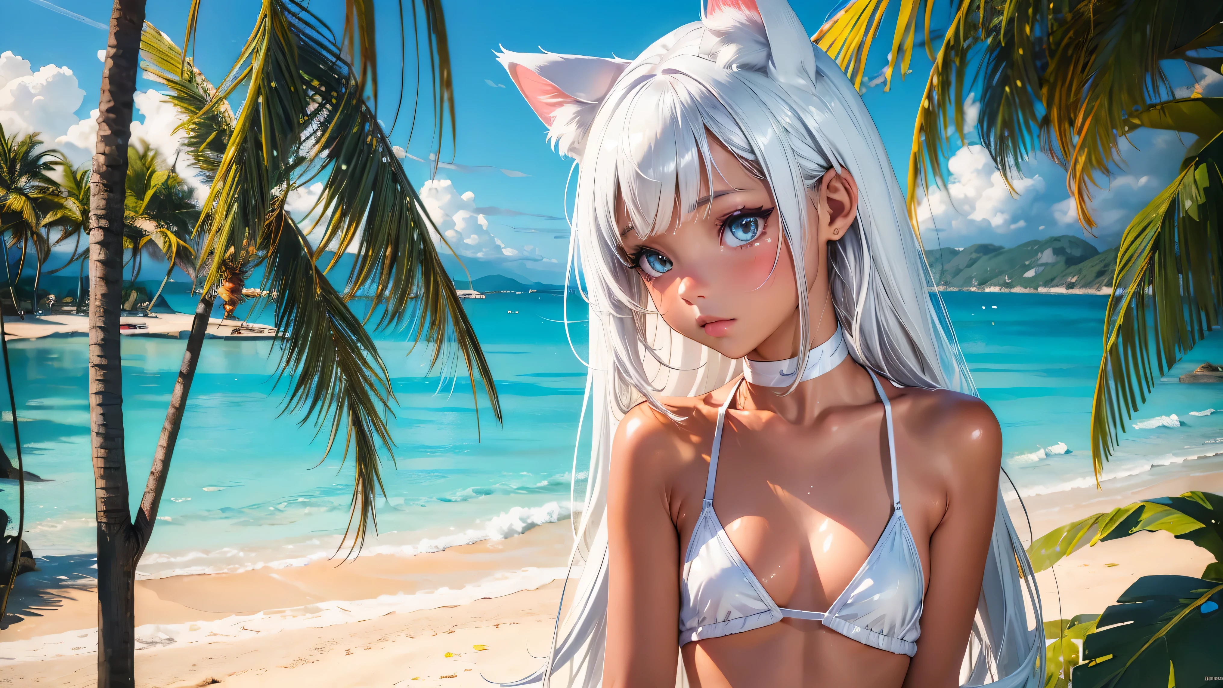  swimsuit white silk