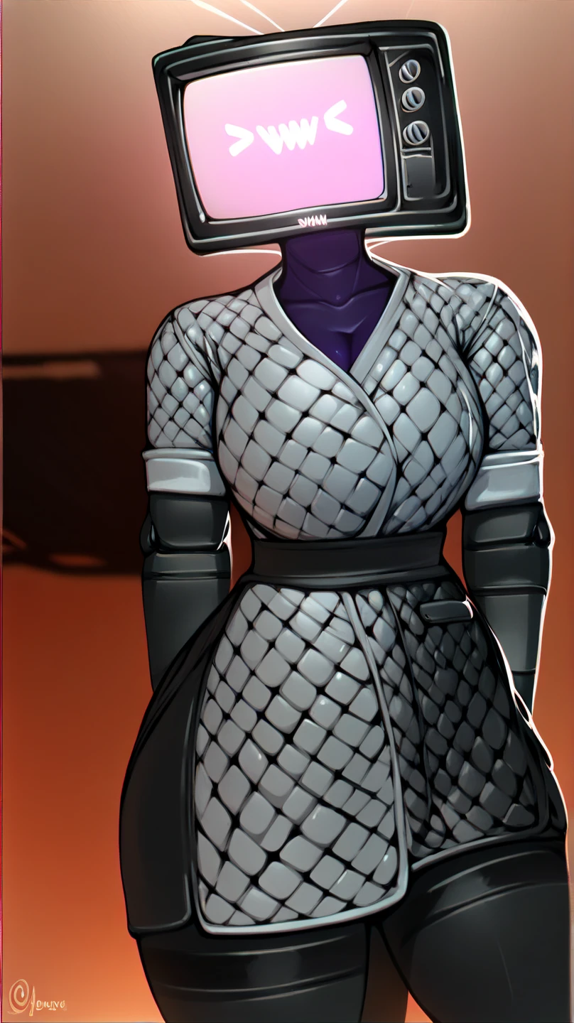 Ebony skinned female with white dreadlocks, thicc, wearing tribal warrior outfit nipples