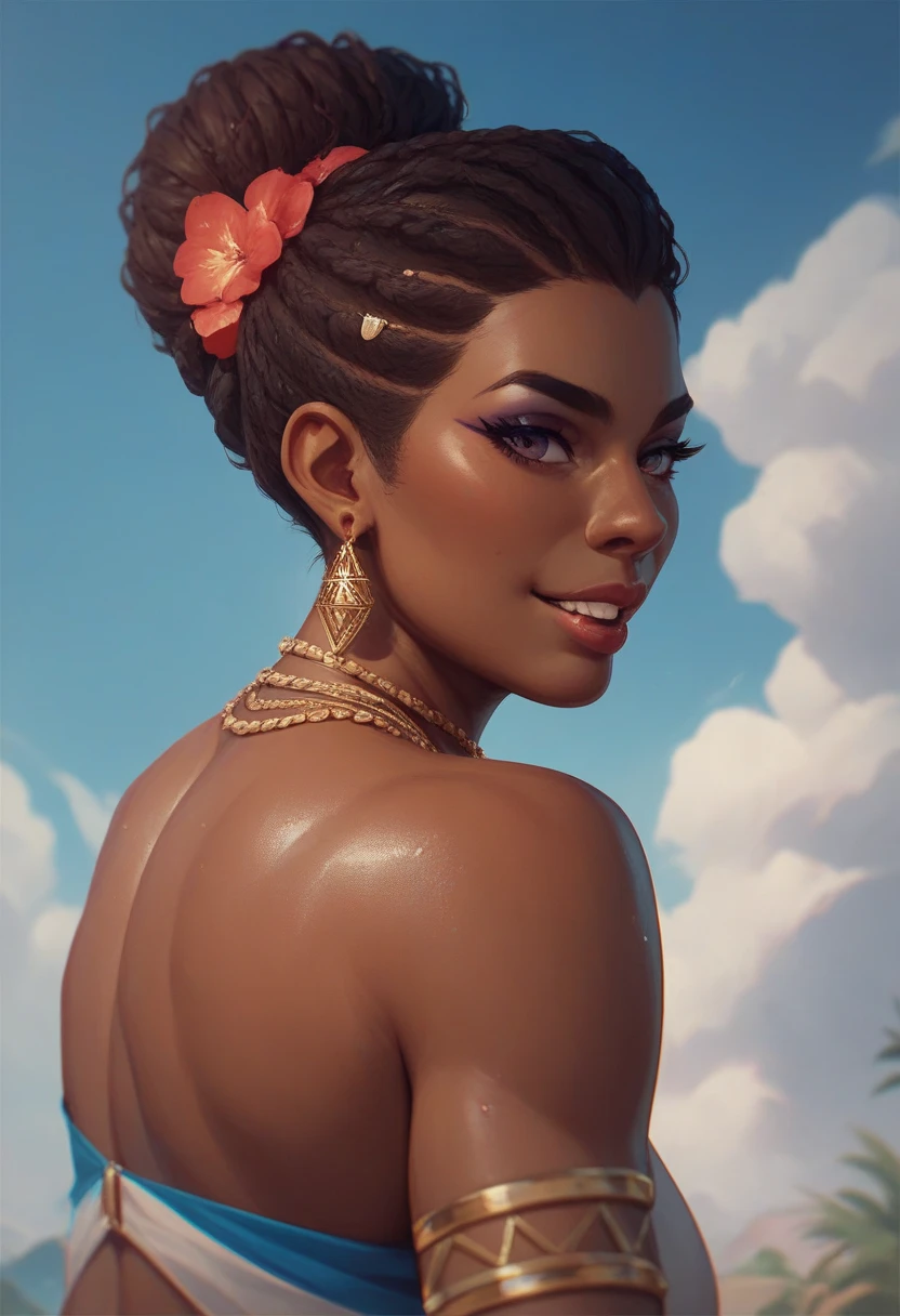 Image (realist) (from an African family)