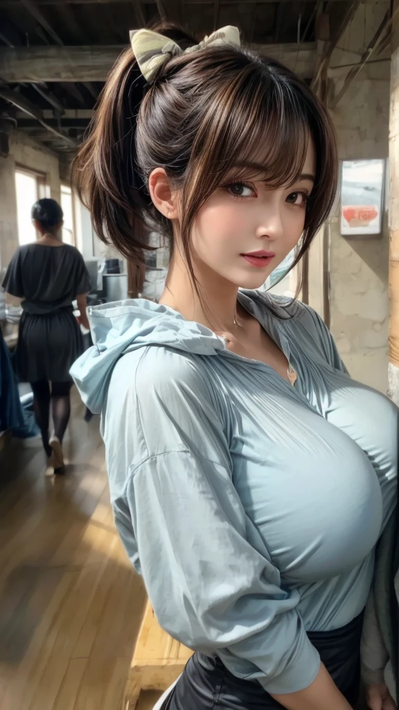 超actual,Reality,actual,30-year-old Korean woman,(Face the audience head-on),Sunlight,in the shadows,Japan,bathroom,toilet,wash basin,(dynamic poses),(above knee)(portrait)((Looking forward to the arrival of the audience)),((Japan传统和服,Bright colors,Red-orange-yellow-green-cyan-blue-violet,Colorful,Deep V neckline:1.5)),(The perfect body proportions under the clothes,Large breasts,Slim waist,Buttocks enlargement:1.5),满头大Sweat,full body Sweat ribbon,Bright brown hair,8K original image,High resolution, Guy with cool expression,,Beautiful eyes in every detail,long eyelashes,beautiful double eyelids,Narrow your eyes,(open mouth,pant,Breathe through your mouth),evil look,Smile,casual short hair,hair on back of head,ribbon,interesting,empty,Dark brown hair,earrings,Long hair with bangs,满头大Sweat,Sweat,Face the audience head-on,barefoot