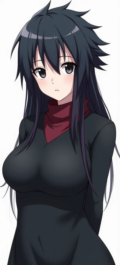 (masterpiece:1.3), (the best quality:1.2), (super fine illustrations:1.2), (Masterpiece), high quality, high detail, ((unparalleled masterpiece, best quality, perfect artwork)), high contrast, flat color, white background, long hair, big breasts size, black hair, detailed glowing red eyes with distinct pupils, looking at another, [(white background:1.1)::5], [(game character portrait:1.2):5], (stand pose:1.2), hand in pockets, (tripped), {hands hidden}, {{{half body}}},{{hands in pockets, from side, nude, pink nipples, short jeans, emotionless, strange sky, (illustration:1.2), very wide shot, (line drawing:1.2), {{only five fingers}}