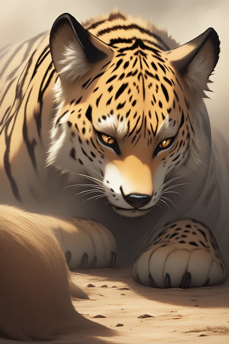 (best quality,4k,8k,highres,masterpiece:1.2),ultra-detailed,(realistic,photorealistic,photo-realistic:1.37),female, 1girl, anthro, lynx, source_furry, realism, detailed fur, bedroom eyes, collar, crystal, cave, bra