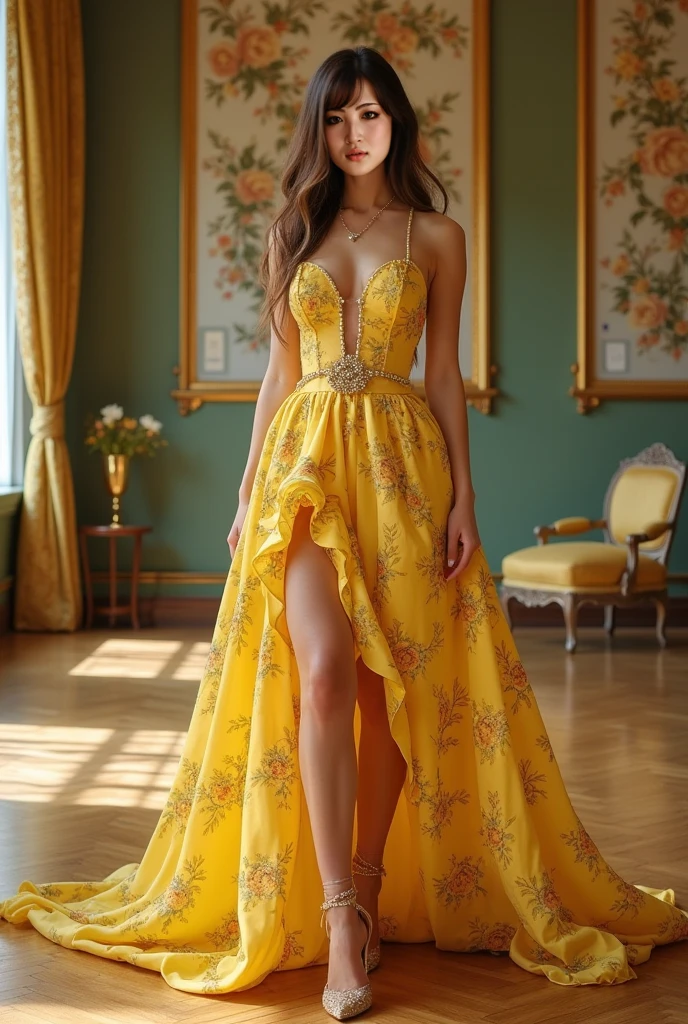 Beyonce in dress with lemon wishing happy birthday emina