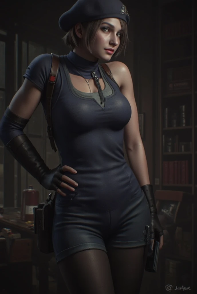 (best quality,4k,8k,highres,masterpiece:1.2),ultra-detailed,(realistic,photorealistic,photo-realistic:1.37),a policewoman, bound with rope, police uniform, wearing black stockings, bondaged, powerful, restrictive, tense, struggle, authority, femme fatale, law enforcement, provocative lighting, black style