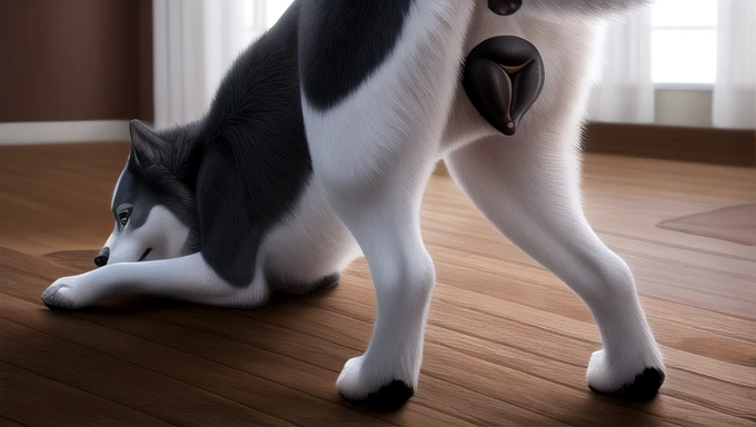 score_9, score_8_up, score_7_up, detailed background, anthro orca, female, medium hair, black-hair, head turned, squatting, on back, indoors, rear focus, night, thigh highs, emo, (huge butt: 1.1), hand on ass, spreading cheeks, puffy anus, extremely sweaty butt, extremely musky butt, extremely sweaty anus, musk clouds