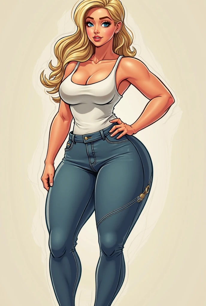 character design sheet, full plump lips, , Brazilian, ganguro girl, sexy secretary, muscular legs, muscular calves, Strong legs, muscular hips, wide thighs, Curvy hips, A full body shot, high-heeled sandals, tights in a net, mid-thigh boots, Short denim skirt, leather jacket, large ring earrings, , bites his lower lip, , anatomically correct, Realistic,