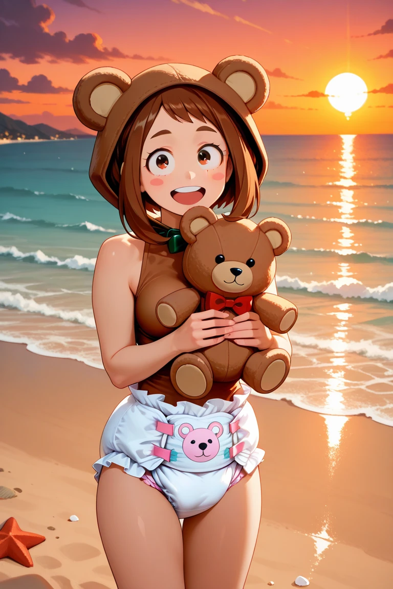 Woman in white underwear holding a teddy bear and smiling, dark hair,shy, Barbie doll in panties and bra, holding a teddy bear, teddy bear, woman holding more toys, stuffed toy, full body wide plane, tanned, toy commercial photo, wearing white camisole, on a mannequin. High Resolution, Teddy Bear, 2 4 Year Old Female Model, Stuffed Animal