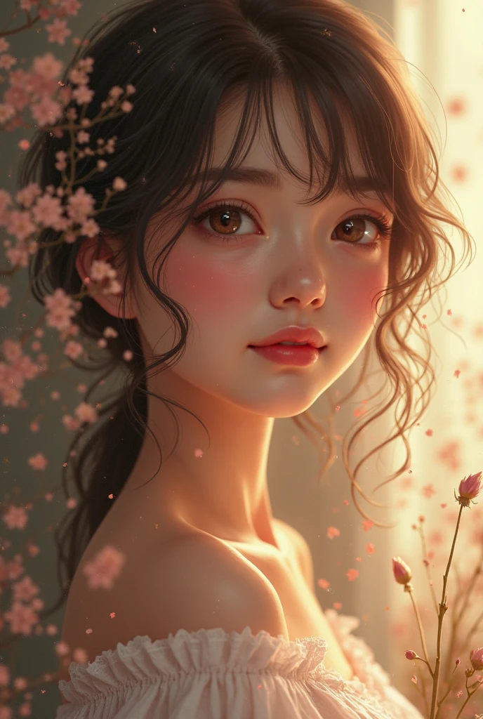 {{{{{3,318 trillion pixels high resolution, nsfw, Realistic scenery and lovely Japanese girl who is moaning madly in a Cylindrical crystal soda flower herbarium filled with female hormones oil and soaking her, thicken the lips look pretty, Boobs are fluffy and bouncy, Tits that get rounder bigger her deep tight cleavage}}}}}, {{{{{Erotic-romantic in which her budding sexual desire is amplified more and more with the emotional drift of youth, detail of The panting face of a neat and cheerful girl loved by everyone, Her romantic deep panting depicted in detail}}}}},{{{{{she is soaking inside the Cylindrical crystal soda flower herbarium filled with female hormones cause the innocent girl to flush her face remains a girl only her body changes rapidly Her tits swell and she leans forward unable to support her own tits as her cute T-shirt encircles and forms two beautiful I-cup mounds, It's too cute and innocent to see her go into her own world nipples out mouth open panting, she is in magical in a Cylindrical crystal soda flower herbarium filled with female hormones, All the sexiness that's amplified inside her makes her gasp, her beautiful slender underbust, slender curvy cute waistline, an lewd fetish for lips and necks and waistlines, her clearer nip line from underbust to hips, gloomy straight wig, thick vivid lips}}}}},{{Extremely detailed}}, {{{{{Heroine girl with a pure and innocent aura has an overly sensitive, sexually unused body}}}}}