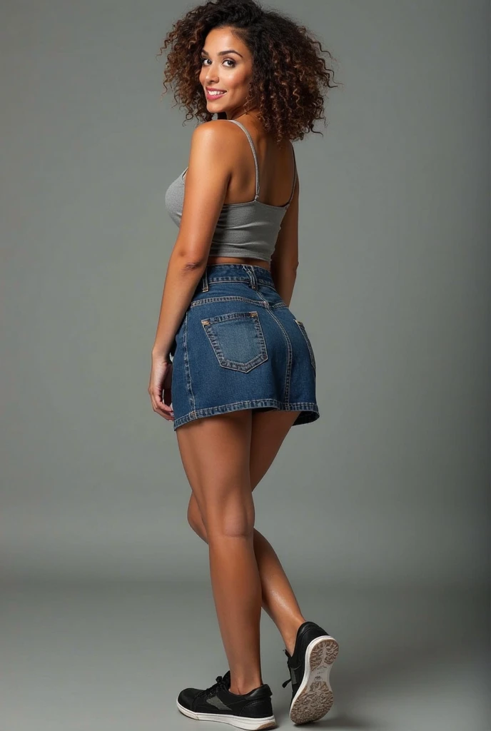 Photo shoot in studio with white background and marble floor. Detailed and realistic representations of a beautiful woman, irradiando um estilo pin-up distinto. extremamente sexy.
realist. Vestida com blusa xadrez e shorts jeans pequenos, white high-heeled sandals, meias e salto alto, seus looks refletem o estilo das estampas vintage dos anos 60. Although the classic features are present, The pin-up talent is undeniable. Artistic tattoos add a contemporary touch. Your postures and expressions, combinado com seus looks pin-up, create a fusion between classic vintage and contemporary. white photo studio background, hot session. fotografia ultra-realista.