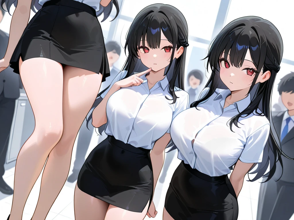Three female students standing in a row、black haired、big breasts、cleavage、Breasts out、night parking、mini skirt、thighs thighs thighs、navy pleated skirt、short sleeve shirt、Sexy、adultery、lewd(best quality,4k,8k,highres,masterpiece:1.2),ultra-detailed,(realistic,photorealistic,photo-realistic:1.37),three students standing side by side,black-haired,busty,cleavage exposed,night parking,miniskirt,thighs,navy pleated skirt,short-sleeved shirt,sexy,debauchery,sensual,concept art,shadows and highlights,powerful lighting,neon lights,vibrant colors,urban background,reflection,attention to facial features,expressive eyes,atmospheric ambiance.