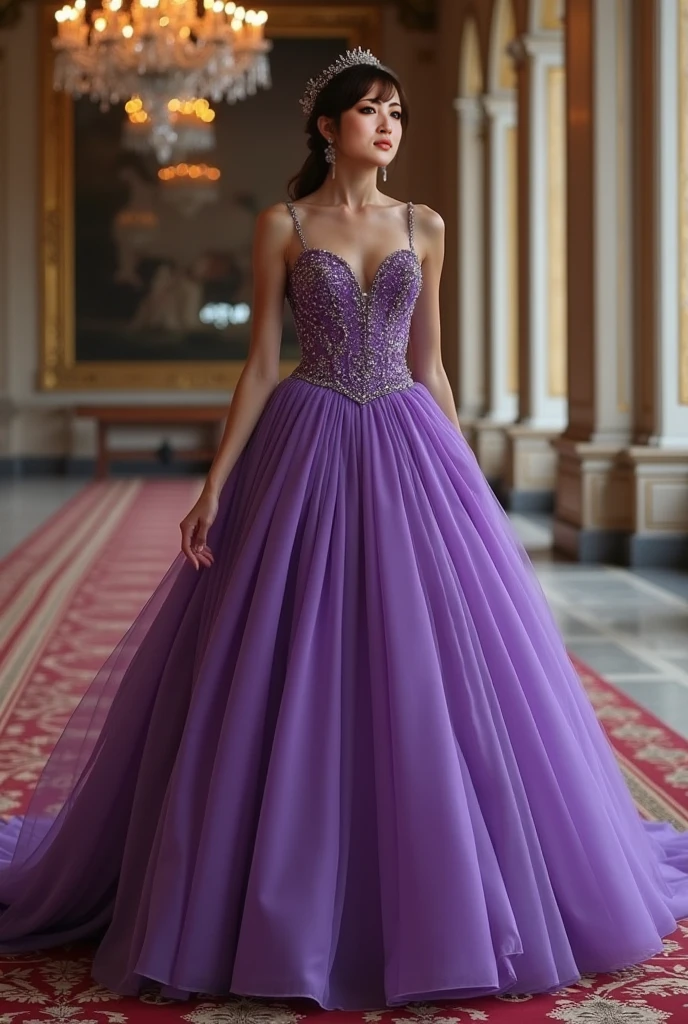 Dress of mal in descendants 2 for adults But turned into a gala dress and glued