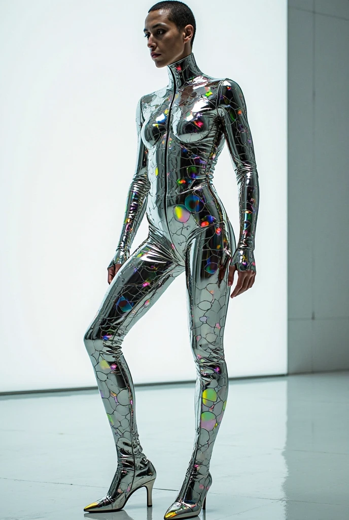 Holographic Minimalism, minimalist compositions with holographic aesthetics, clean lines and simple forms enhanced by holographic colors, futuristic simplicity, (masterpiece, best quality, Professional, perfect composition, very aesthetic, absurdres, ultra-detailed, intricate details:1.3)
