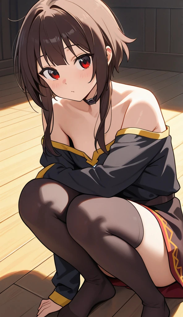 score_7_up, score_8up, score_9, Megumin, KonoSuba, nsfw, 1girl, large breasts, showing cute nipples, Showing tight shaves pussy, sexy, transparent bunny suit