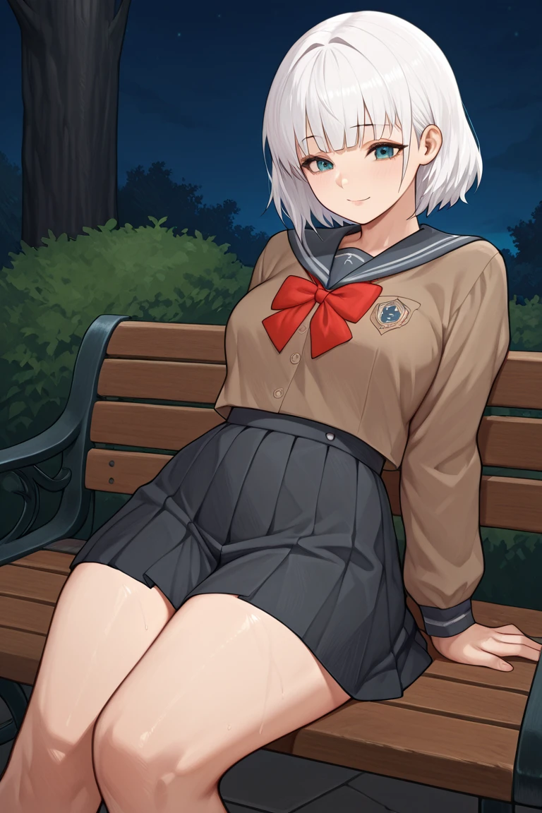 ((anime:1.25)),((best quality)), ((highly detailed)),(((sketch:))) extremely detailed face, beautiful face,((1girl)),((solo)),(shiny skin),(full body),(looking at viewer:1.25),KashimaOG, kashima \(kancolle\), ((silver hair:1.15)),beret, epaulettes, red neckerchief, frilled sleeves, long sleeves, military uniform, (white gloves) miniskirt, pleated skirt, anchor,
,(bottomless),((skirt lift:)),(thick thighs),(huge breasts),(curvy),(((pussy:1.35))),((outdoors:1.25)),,,((park,bench:1.5)),((sitting:1.35)),((sit on bench:1.35)),,((nose blush:1.35)),smile,closed mouth, BREAK ((black socks:1.15)),((spread legs:1.45)),BREAK ( footwears,:1.15),heels,,(arms behind back)