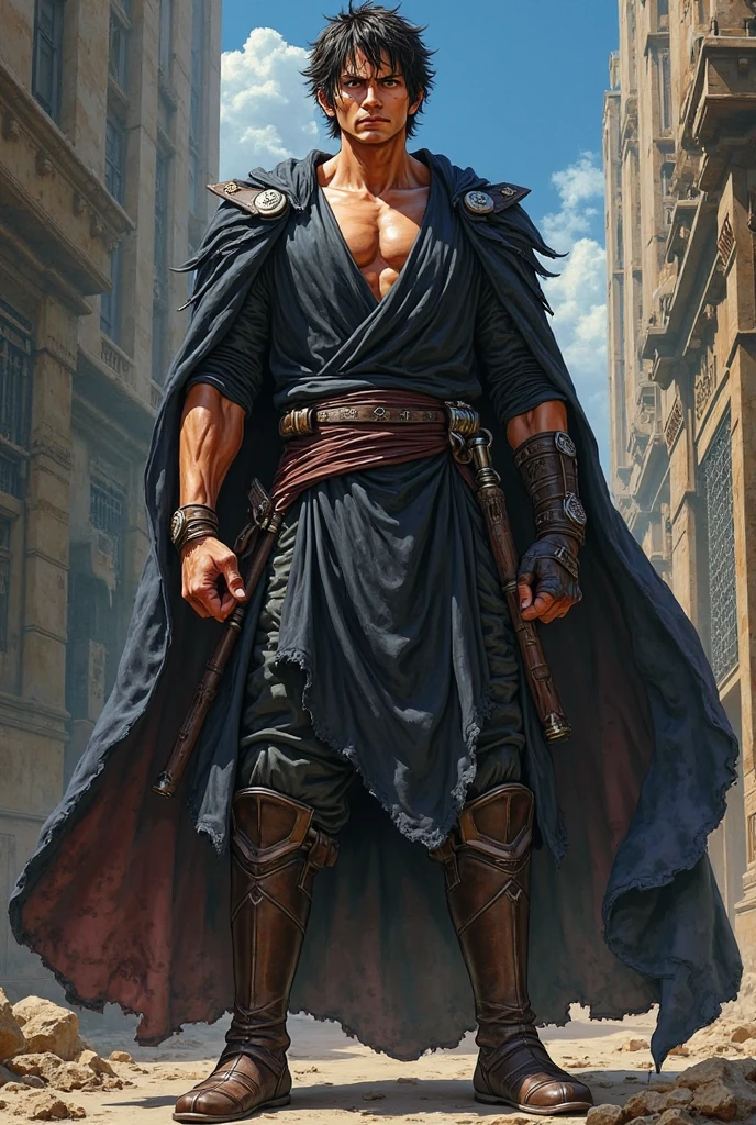 Luffy muscle et habille en anakin skywalker - SeaArt AI