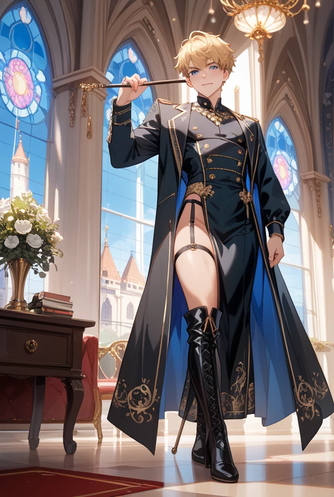 Male, femboy, prince, femboy prince, royalty, effeminate boy, feminine boy, boy, boy that looks like a girl, boywife, bulge, crotch bulge.