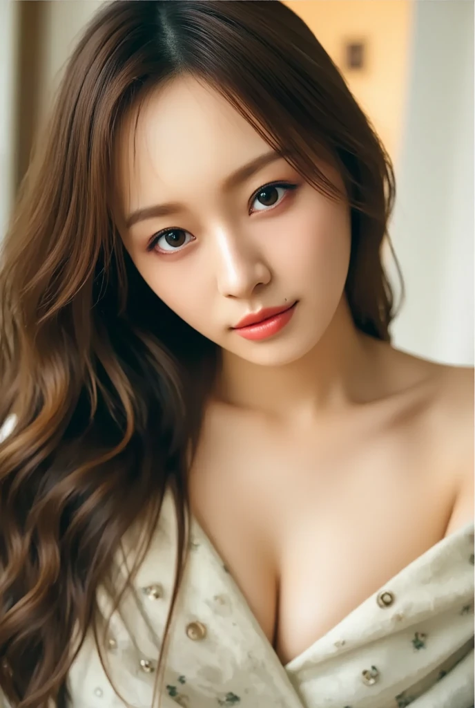 (1 girl:1.4)、(lacrosse_wear:1.3)、(Photoreal:1.4)、(hyper realistic:1.4)、(realistic:1.3)、(smooth lighting:1.05)、(映画の照明Improvement of quality:0.9)、32K、18 year old girl、healthy beauty、(thigh height:1.2)、realistic lighting、Backlight、facial light、ray tracing、(Natural light:1.2)、(Improvement of quality:1.4)、(Highest quality realistic textured skin:1.4)、detailed face、fine eyes、(tired, sleepy and satisfied:0.0)、 big breasts、(Enhances the mood of body lie:1.1)、(Enhances the beauty of skin texture:1.1)、brown hair、long hair、curly hair