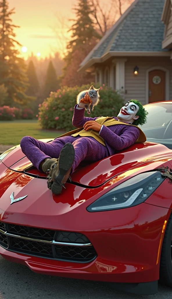 (Masterpiece: 1.2), (CGI art:1.3), (realistic:1.5), (post processing:1.3), (sharp focus:1.3), (1 person : 1.6), 1 person at the wheel, (the joker: 1.3 ), (drive: 1.3), in a car , (การdrive: 1.3) ,(desert:1.3) ,(หัวเราะ: 1.3), ยิ้ม