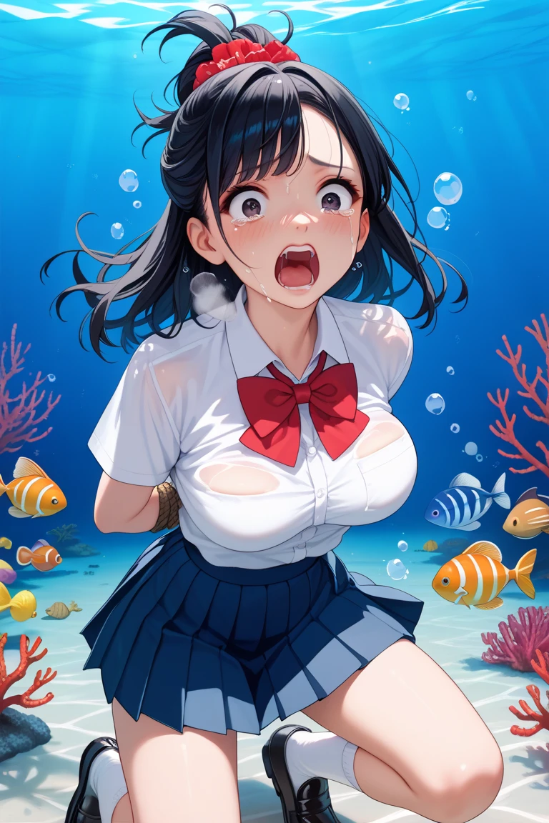 {nsfw, 1 girl, solo,,{{{flat chest,minimum body:1.3}}}},1girl,official style, anime coloring,{{2023s_(style),}} {{{11 yo girl:1.3}}},shiny skin,crying loudly,wet eyes,,very aesthetic, best quality,{{game cg}},,ai-assisted,curvy, s, looking at viewer,,{{{completely nude,}}},uncensored pussy,hyper huge_anus, ,{{{{{feces}}}}}}, {{{face focus,}}} [[facing the front]], perfect face, intricate, (highly detailed),perfect anatomy,hyper-detailed, 100-layer, amazing quality, excellent, {{{{ultra-high resolution}}}}, {{{hi-vision anime}}},extremely detailed spread gaping pussy,((piece fingers:1.2)),((peeing splash from uterus;1.5)),((extremely detailed realistic poops)),((cute nipples,beautiful face)),extremely many pooping into pussy,restained,golden hour light, depth of field, soft bokeh, serenity, portrait, 35mm film,golden hour light, depth of field, soft bokeh, serenity, portrait, 35mm film,hairy public hair,((extremely hairy armpit hair)),((extremely detailed pussy)),braided black hair,((underwater in diarrheasewage:1.3)),((extremely detailed tanned sweaty skin:1.3)),,((urine in uterus:1.2)),,((pacifier)),(baby's bib,bib,drool),((spread legs,deep inside of extremely detailed gigantic grotesque pussy1.8)),(sound effects)