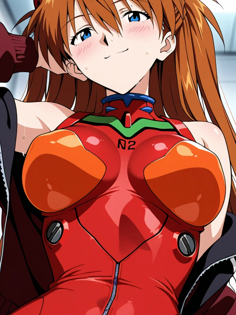 ((NSFW))show off nipple,,open breast,Shy laugh,Crying,Sugar Angle, Asuka Langley Soryu, (Soryu Asuka Langley:1.2), Long Hair, bangs, blue eyes, Brown Hair, hair ornaments,胸を隠す
break bodysuit, Pilot Suit, Plug Suit, (Red bodysuit:1.5), Interface Headset,
break outdoors, city, null, cloud, sun,
break looking at viewer, (Cowboy Shot:1.5),
break (masterpiece:1.2), highest quality, High resolution, unity 8k wallpaper, (figure:0.8), (Beautiful fine details:1.6), Highly detailed face, Perfect lighting, Highly detailed CG, (Perfect hands, Perfect Anatomy),