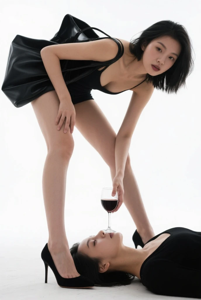 dynamic pose,bondage male,standing woman,dynamic correct,linedom,anatomical correct:2,cbt, bondage,insertion,Sexy, trampling,cameltoe,thin,(masterpiece, best quality:1.2), comic storyboard:2, leggings, sit astride, femdom,sounding,cbt,hold,smile,colorful,leggings,thin gap,cameltoe,insertion,trembling,juice,spray, Long hair,Lace top,Sexy, Shiny leggings, cleveage, trampling, saliva , Mucus,The beautiful girl in lace top and leggings is sitting astride a pile of skeletons in the center of the picture. She is holding a trembling sausage with juice squeezed out in her hand and smiling. There are multiple comic storyboards in the background,cbt, sausage bondage,sausage insertion,Sexy, trampling sausage with heel, thin gap:2,cameltoe:2,(masterpiece, best quality:1.2),1 beautiful girl,sexy,comic storyboard:2, leggings, sit astride, axially symmetrical:2, ,femdom,sounding,cbt,hold,smile,colorful,leggings,thin gap,cameltoe,insertion,trembling,juice,spray, Long hair,Lace top,Sexy, Shiny leggings, cleveage, trampling, in forest, saliva , Mucus,
