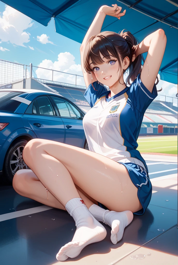 Racing Games　Turn the handle vigorously　smile　Arcade　Eyes Shining